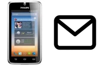 Richten Sie E-Mails auf dem Philips W8500 ein