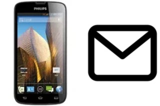 Richten Sie E-Mails auf dem Philips W8560 ein