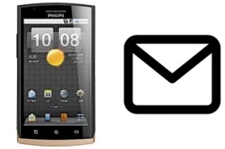 Richten Sie E-Mails auf dem Philips W920 ein