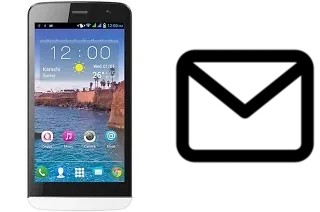 Richten Sie E-Mails auf dem QMobile Noir A550 ein