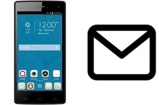 Richten Sie E-Mails auf dem QMobile Noir X550 ein