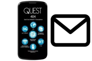 Richten Sie E-Mails auf dem Qumo Quest 404 ein