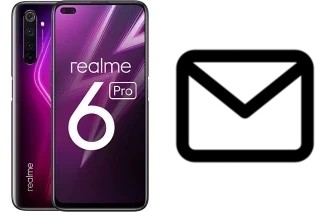 Richten Sie E-Mails auf dem Realme 6 Pro ein