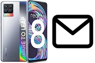 Richten Sie E-Mails auf dem Realme 8 ein