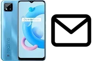 Richten Sie E-Mails auf dem Realme Realme C20A ein