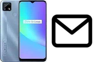 Richten Sie E-Mails auf dem Realme C25 ein