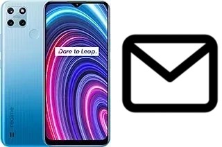 Richten Sie E-Mails auf dem Realme C25Y ein