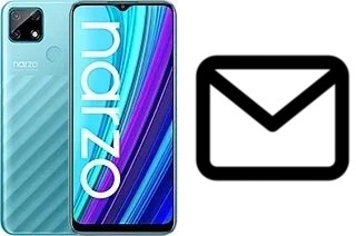 Richten Sie E-Mails auf dem Realme Narzo 30A ein