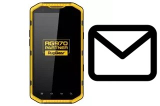 Richten Sie E-Mails auf dem RugGear RG970 Partner ein