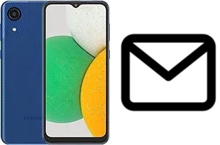 Richten Sie E-Mails auf dem Samsung Galaxy A03 Core ein