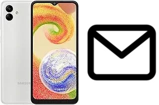 Richten Sie E-Mails auf dem Samsung Galaxy A04 ein