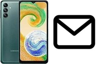 Richten Sie E-Mails auf dem Samsung Galaxy A04s ein