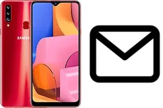 Richten Sie E-Mails auf dem Samsung Galaxy A20s ein