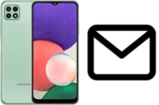 Richten Sie E-Mails auf dem Samsung Galaxy A22 5G ein