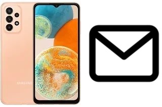 Richten Sie E-Mails auf dem Samsung Galaxy A23 5G ein