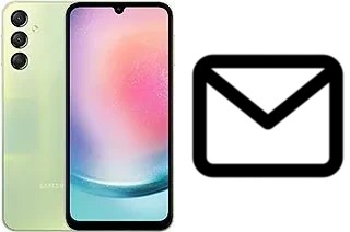 Richten Sie E-Mails auf dem Samsung Galaxy A24 4G ein