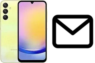 Richten Sie E-Mails auf dem Samsung Galaxy A25 ein