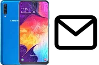 Richten Sie E-Mails auf dem Samsung Galaxy A50 ein