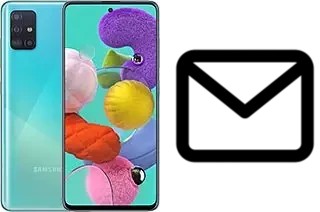 Richten Sie E-Mails auf dem Samsung Galaxy A51 ein