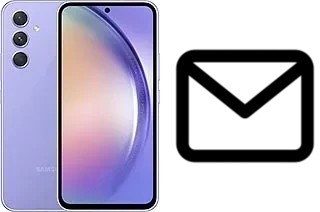 Richten Sie E-Mails auf dem Samsung Galaxy A54 ein