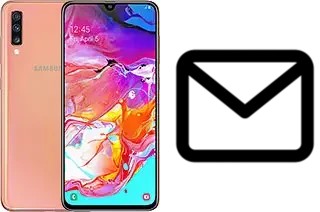 Richten Sie E-Mails auf dem Samsung Galaxy A70 ein