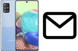 Richten Sie E-Mails auf dem Samsung Galaxy A71 5G UW ein