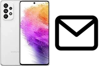 Richten Sie E-Mails auf dem Samsung Galaxy A73 5G ein