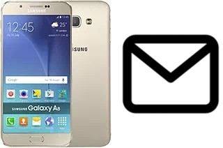 Richten Sie E-Mails auf dem Samsung Galaxy A8 ein