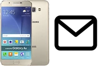 Richten Sie E-Mails auf dem Samsung Galaxy A8 Duos ein