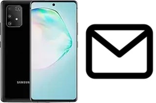 Richten Sie E-Mails auf dem Samsung Galaxy A91 ein