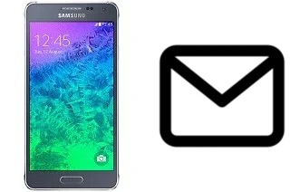 Richten Sie E-Mails auf dem Samsung Galaxy Alpha (S801) ein