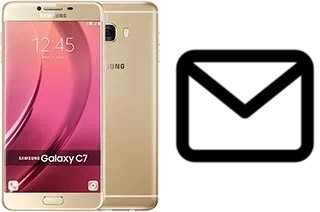 Richten Sie E-Mails auf dem Samsung Galaxy C7 ein