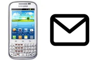 Richten Sie E-Mails auf dem Samsung Galaxy Chat B5330 ein