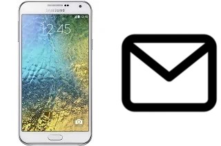 Richten Sie E-Mails auf dem Samsung Galaxy E7 ein