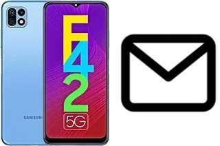 Richten Sie E-Mails auf dem Samsung Galaxy F42 5G ein