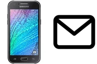 Richten Sie E-Mails auf dem Samsung Galaxy J1 ein