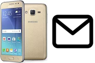 Richten Sie E-Mails auf dem Samsung Galaxy J2 ein