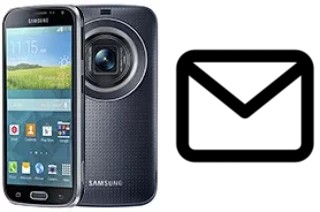 Richten Sie E-Mails auf dem Samsung Galaxy K zoom ein