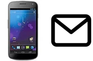 Richten Sie E-Mails auf dem Samsung Galaxy Nexus I9250M ein