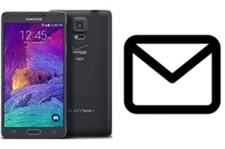 Richten Sie E-Mails auf dem Samsung Galaxy Note 4 (USA) ein