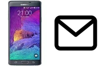 Richten Sie E-Mails auf dem Samsung Galaxy Note 4 Duos ein