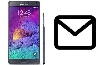 Richten Sie E-Mails auf dem Samsung Galaxy Note 4 ein