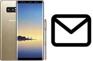 Richten Sie E-Mails auf dem Samsung Galaxy Note8 ein