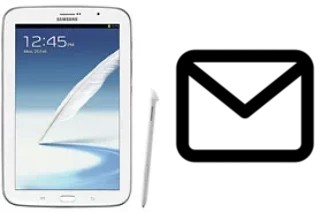 Richten Sie E-Mails auf dem Samsung Galaxy Note 8.0 ein