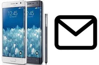 Richten Sie E-Mails auf dem Samsung Galaxy Note Edge ein