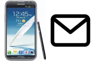 Richten Sie E-Mails auf dem Samsung Galaxy Note II CDMA ein