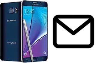 Richten Sie E-Mails auf dem Samsung Galaxy Note5 Duos ein