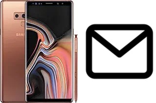 Richten Sie E-Mails auf dem Samsung Galaxy Note9 ein