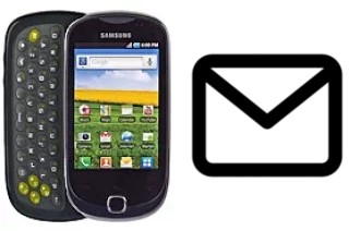 Richten Sie E-Mails auf dem Samsung Galaxy Q T589R ein