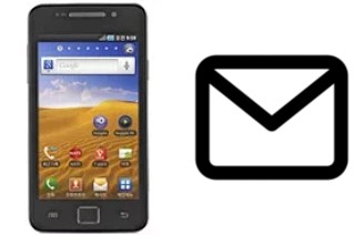 Richten Sie E-Mails auf dem Samsung M190S Galaxy S Hoppin ein